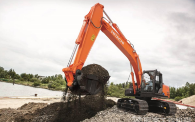 日立建機助力廣西旱改水項目